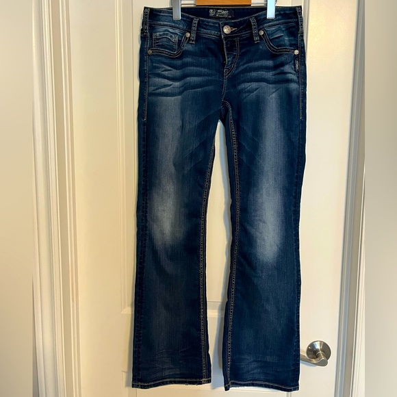 SILVER Aiko High Skinny Jeans size 30W - Picture 1 of 8